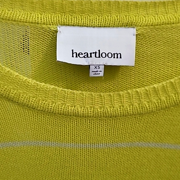 Neon yellow & Light Grey Light Knit Sweater - Picture 7 of 8